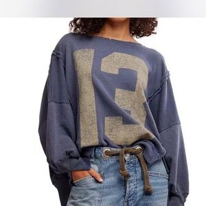FREE PEOPLE GRAPHIC CAMDEN SWEATSHIRT
